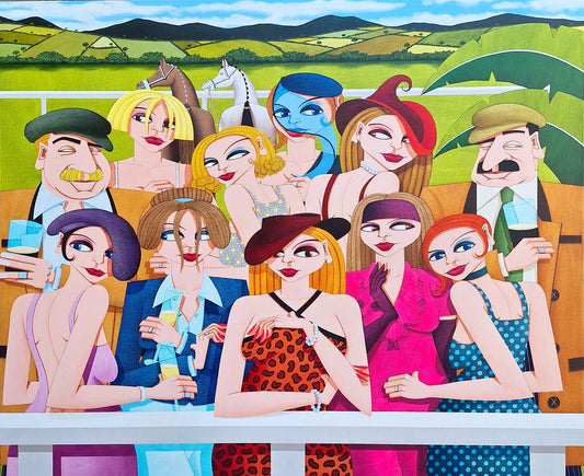 Ladies Day. 47x40cm