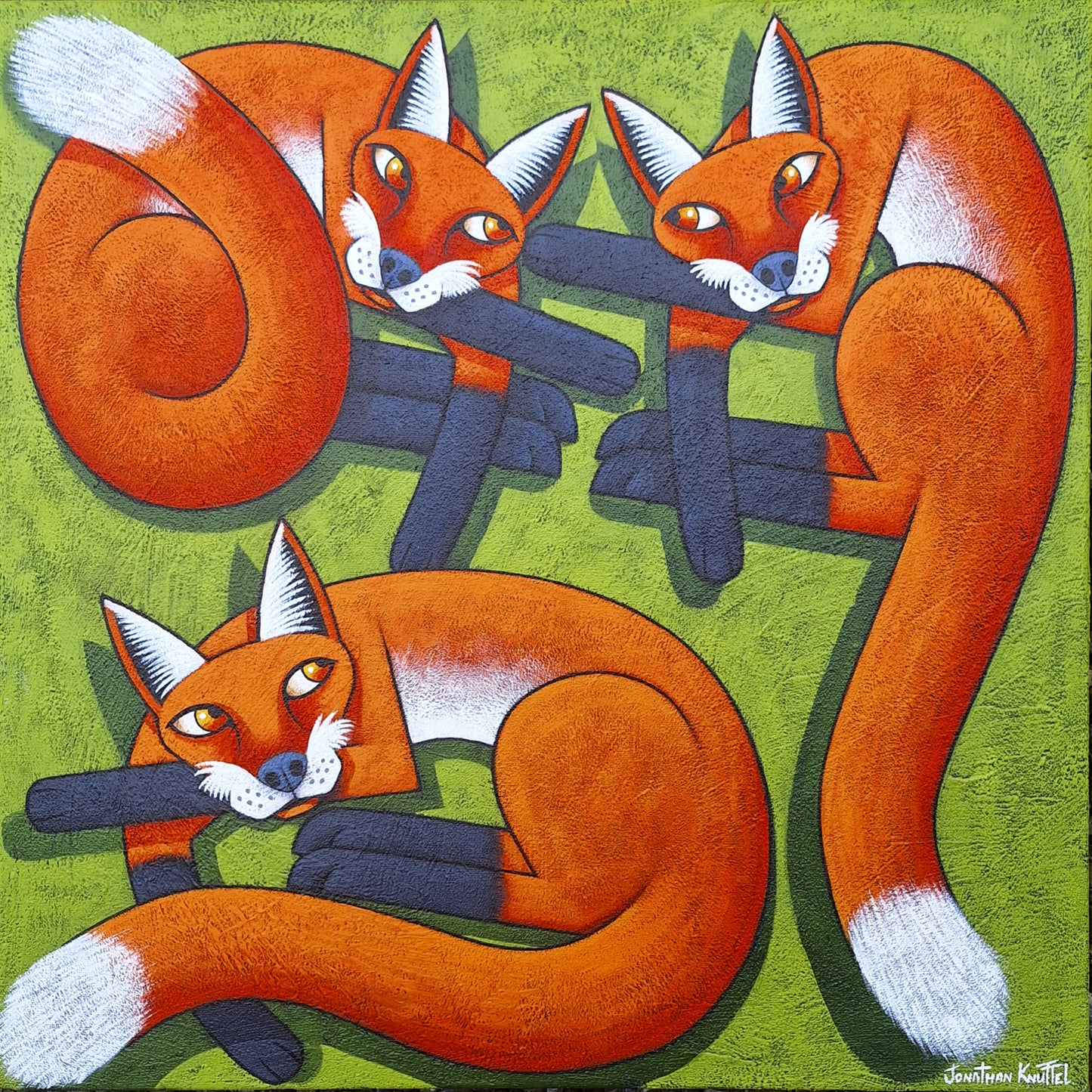 A Skulk of Foxes SOLD
